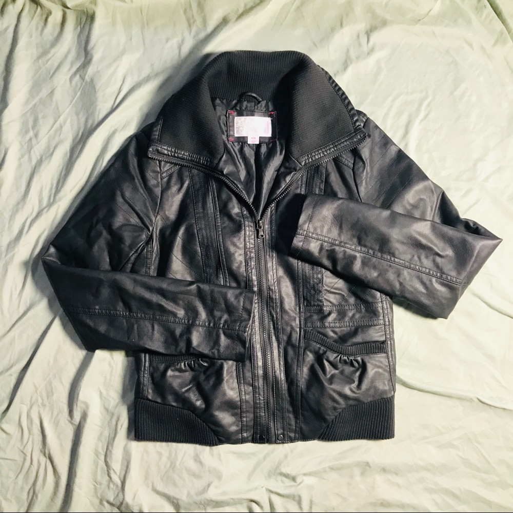 Xhilaration Faux Leather Jacket Size Medium